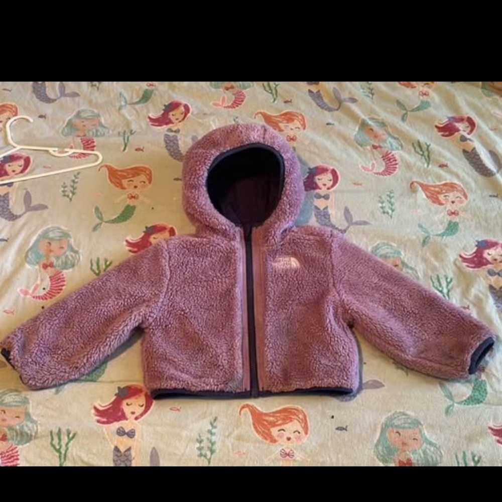 The North Face Plush lavender Fleece Jacket
